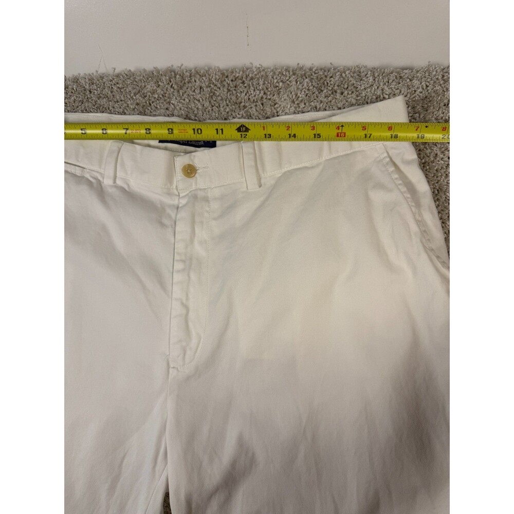 Polo Ralph Lauren Men's 38x31 White Chino Pants 100% Cotton Straight Leg Classic - Picture 2 of 10